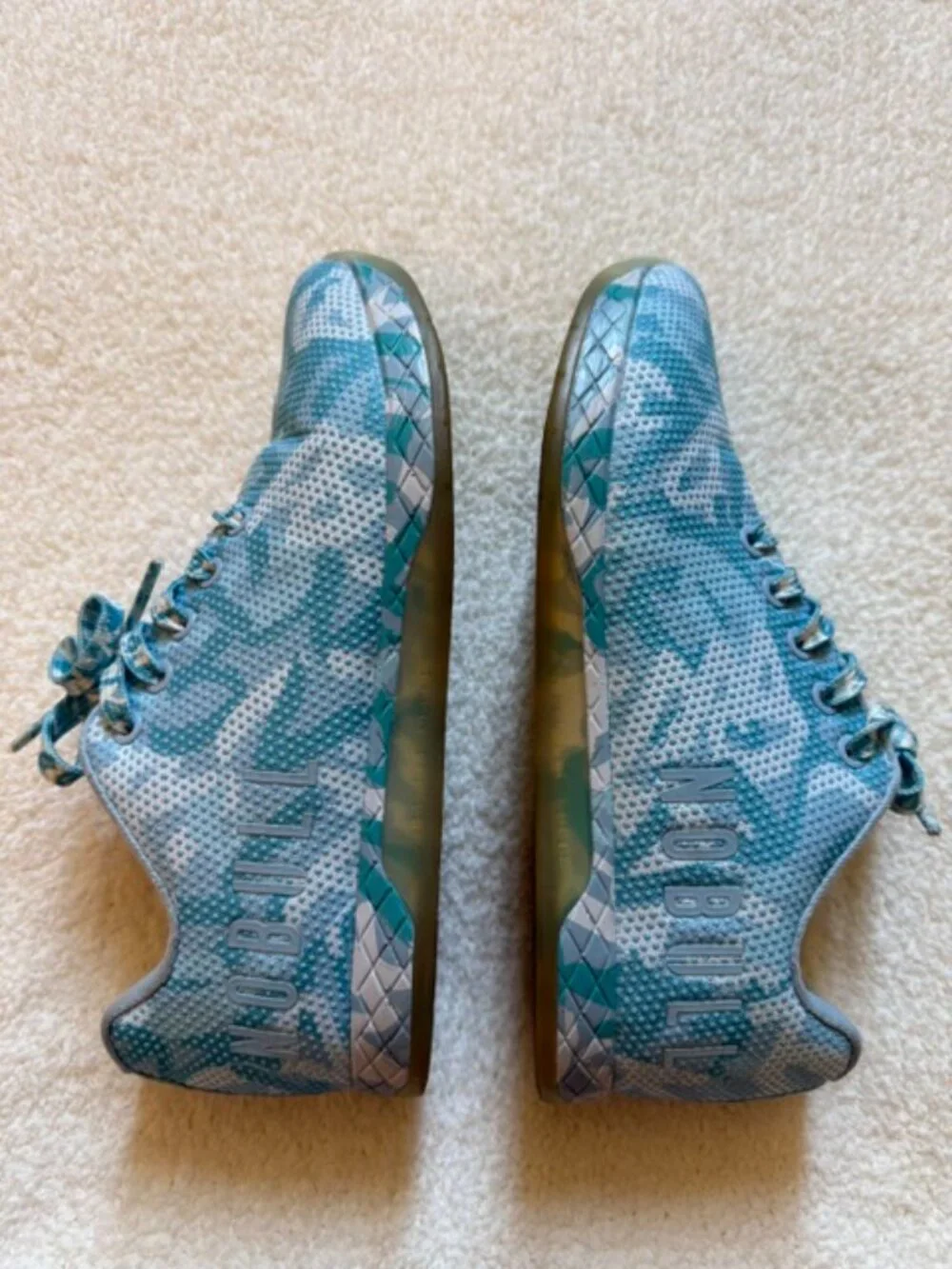 NOBULL Blue Camo Training Sneakers - size 8.5